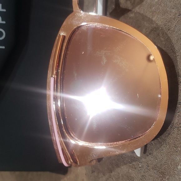 TOPFOX CANDY PINK ROUND OVERSIZED SUNGLASSES - Picture 13 of 13